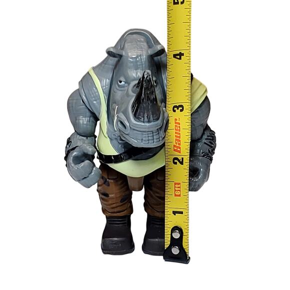 TMNT Teenage Mutant Ninja Turtles Mayhem Rocksteady 4" Villain Action Figure Toy - Picture 2 of 10